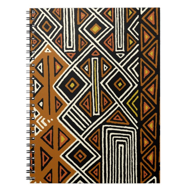 African Tribal Kuba Design Notebook (Front)