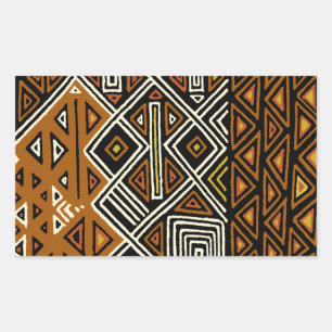 African Tribal Kuba Design Sticker