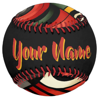 African Tribal Love (personalize) Softball