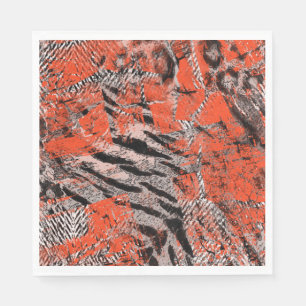 African, tribal. napkin