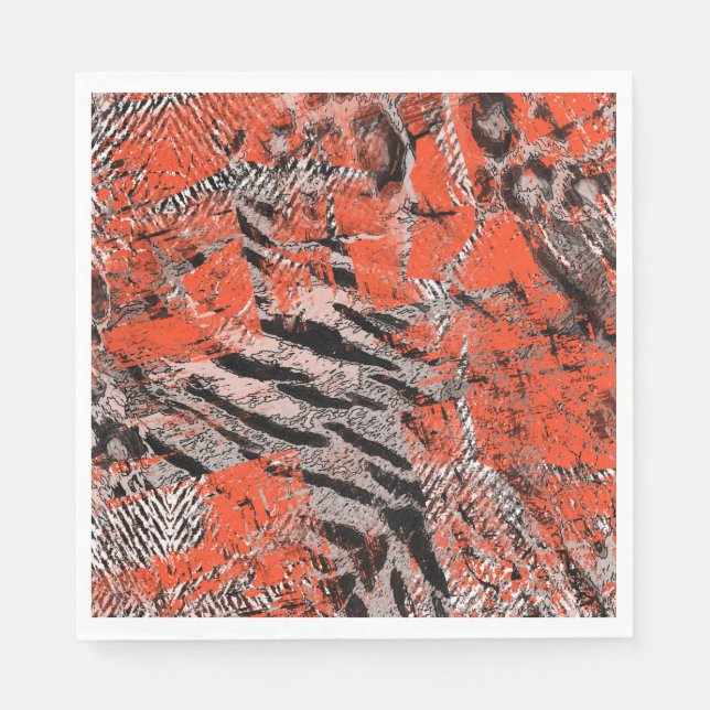 African, tribal. napkin (Front)