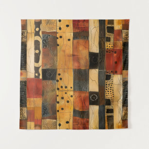 African Tribal Pattern Art Tapestry