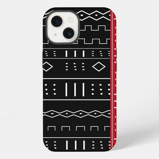 African Tribal Pattern iPhone Case (Back)