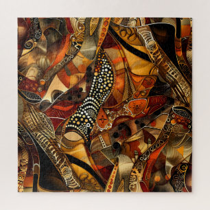 African Tribal Pattern Puzzle