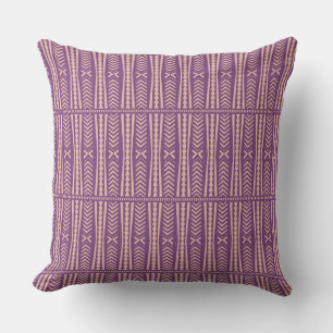 African Tribal Pattern Throw Pillow