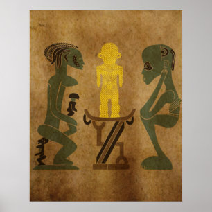 african tribal poster