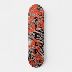 African, tribal. skateboard