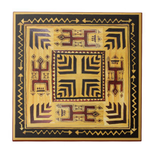African Tribal Spirits Tile