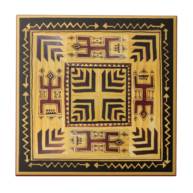 African Tribal Spirits Tile (Front)