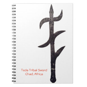 African Tribal Sword Notebook