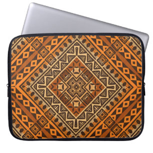 African tribal textile: ethnic style. laptop sleeve