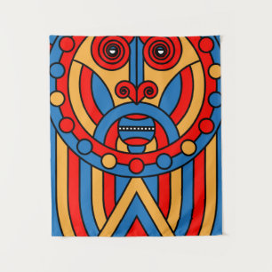 African Tribal Warrior Tapestry
