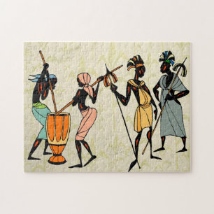 African Tribe Jigsaw Puzzle