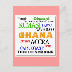 African_Urban Custom Postcard