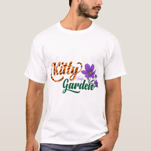 African Violet Cat Safe Garden Gift T-Shirt