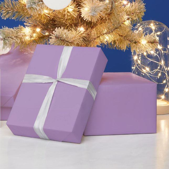 African Violet. Elegant, Chic Fashion Colour Trend Wrapping Paper (Holidays)