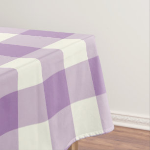 African Violet Gingham / Buffalo Check Tablecloth