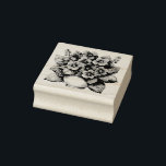 African Violet House Plant  Rubber Stamp<br><div class="desc">African Violet House Plant</div>