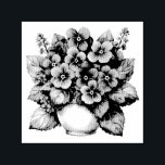 African Violet House Plant  Self-inking Stamp<br><div class="desc">African Violet House Plant</div>