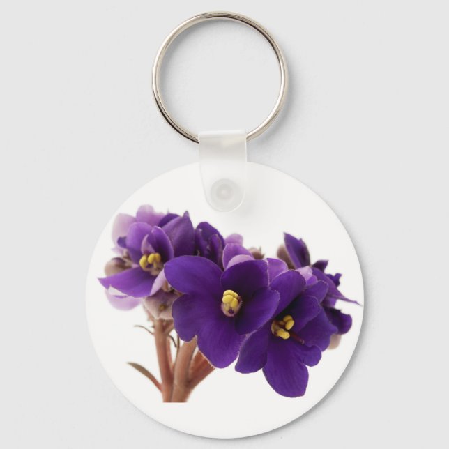 African violet keychain (Front)