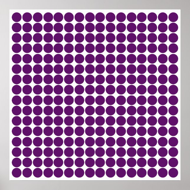 African Violet Safari Dot Poster (Front)