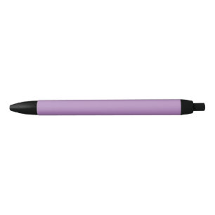 African Violet Solid Colour Black Ink Pen