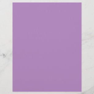 African violet (solid colour) letterhead