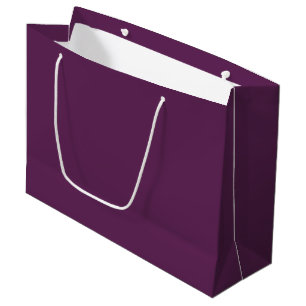 African Violet solid colour plain purple Large Gift Bag