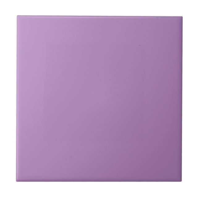 African Violet Solid Colour Tile (Front)