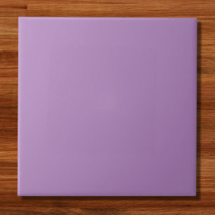 African Violet Solid Colour Tile