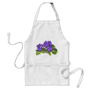 African violet standard apron