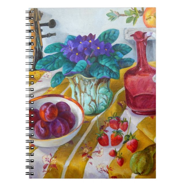 African Violets 2012 Notebook (Front)