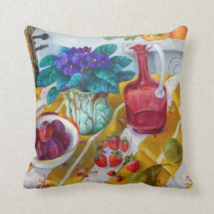 African Violets 2012 Throw Pillow