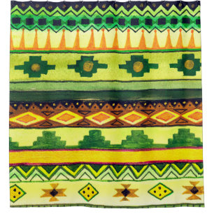 African Watercolor Pattern.