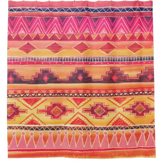 African watercolor, vibrant pattern (Front)