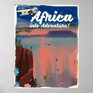 African Waterfall Adventure poster