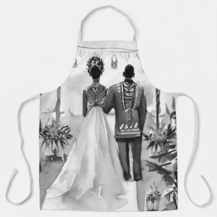 African Wedding Apron