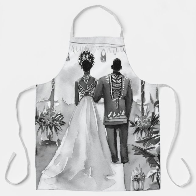 African Wedding Apron (Front)