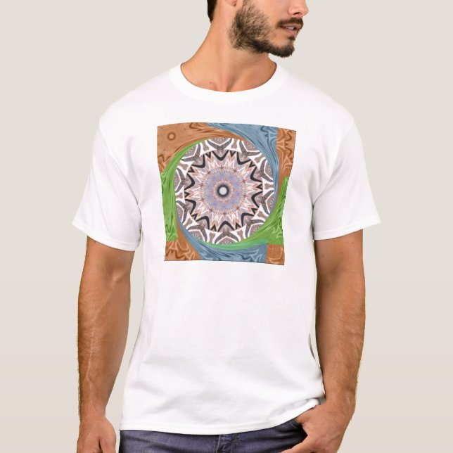 African Whirl Art Print T-Shirt (Front)