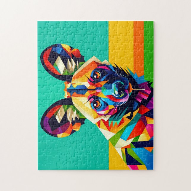 African Wild Dog 250 Piece Puzzle (Vertical)