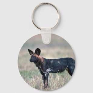 African Wild Dog Keychain