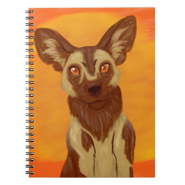African Wild Dog Notebook (Front)