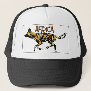 African Wild Dog Safari Cap
