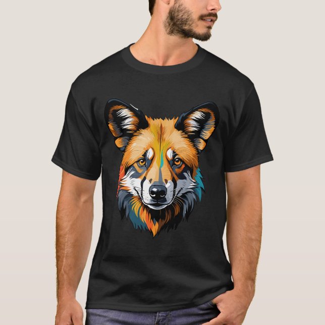 African Wild Dog T-Shirt (Front)