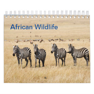 African Wildlife Wall Calendar