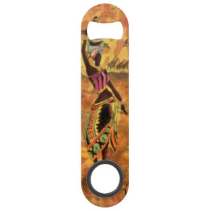 African Woman Bar Key