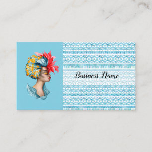 African Woman Business Card