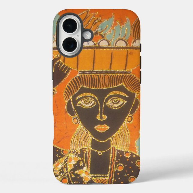 African Woman Carrying Basket Customize Product Case-Mate iPhone Case (Back)
