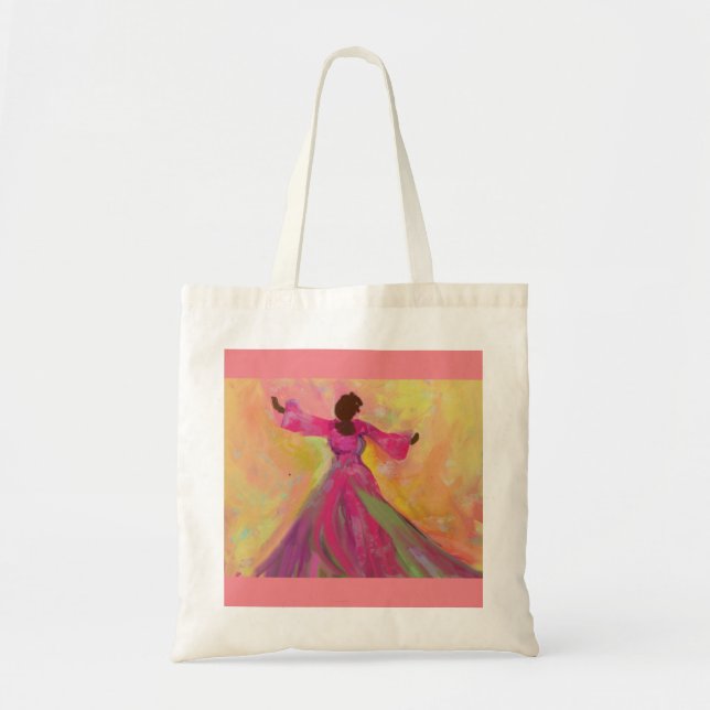 African Woman Dancing Women's Tote (Front)
