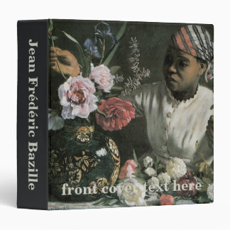 African Woman Peonies by Frederic Bazille, Flowers Binder